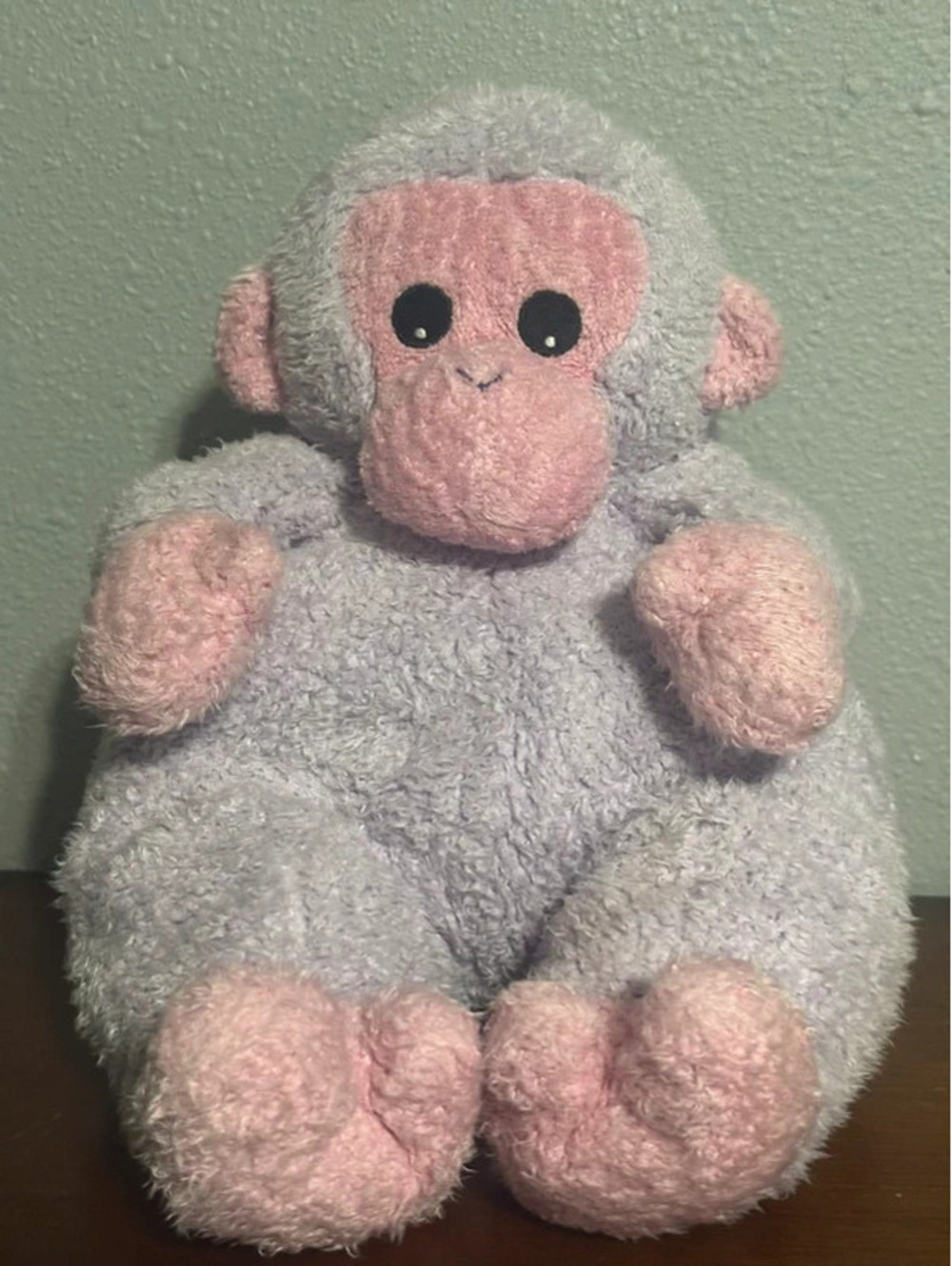 Ty 1999 purple monkey with rattle